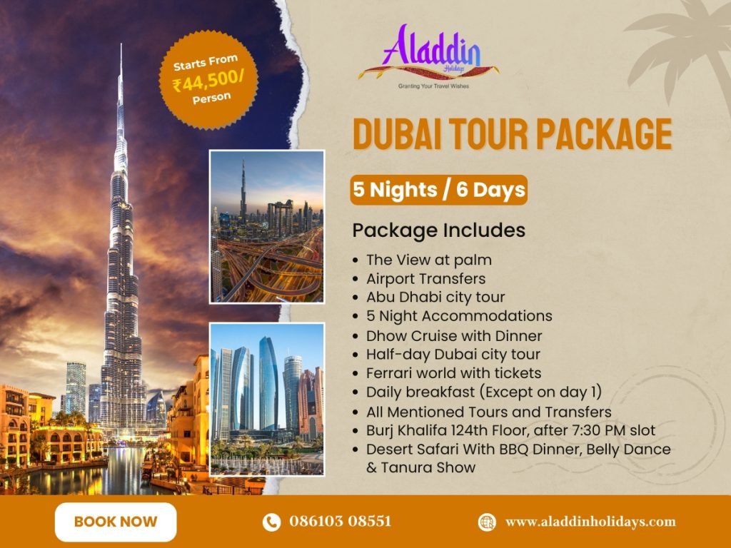 Dubai Tour Packages from Chennai